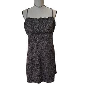 H&M Black with Pink Flower Print Sundress!